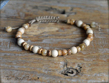Load image into Gallery viewer, Handmade Adjustable Yoga Bracelet with Gemstones
